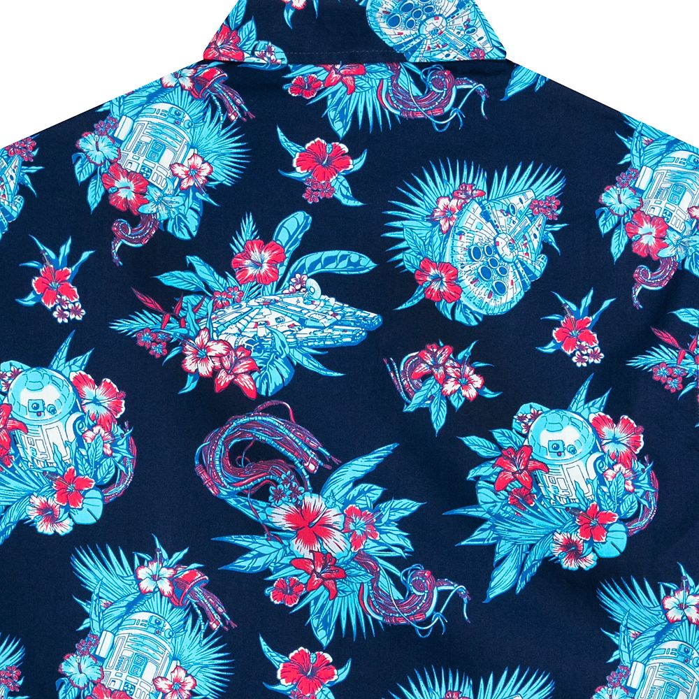 Millennium Falcon and R2-D2 Woven Shirt for Adults &ndash; Star Wars