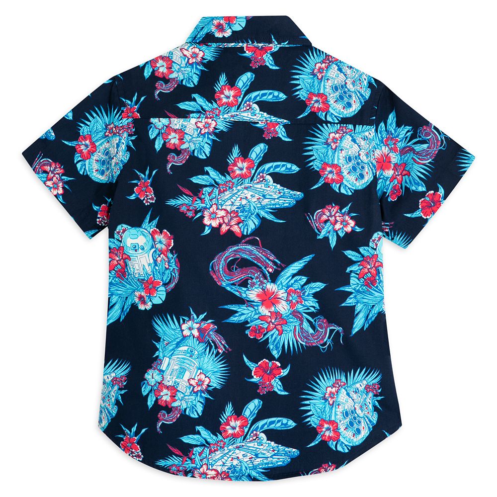 Millennium Falcon and R2-D2 Woven Shirt for Kids - Star Wars