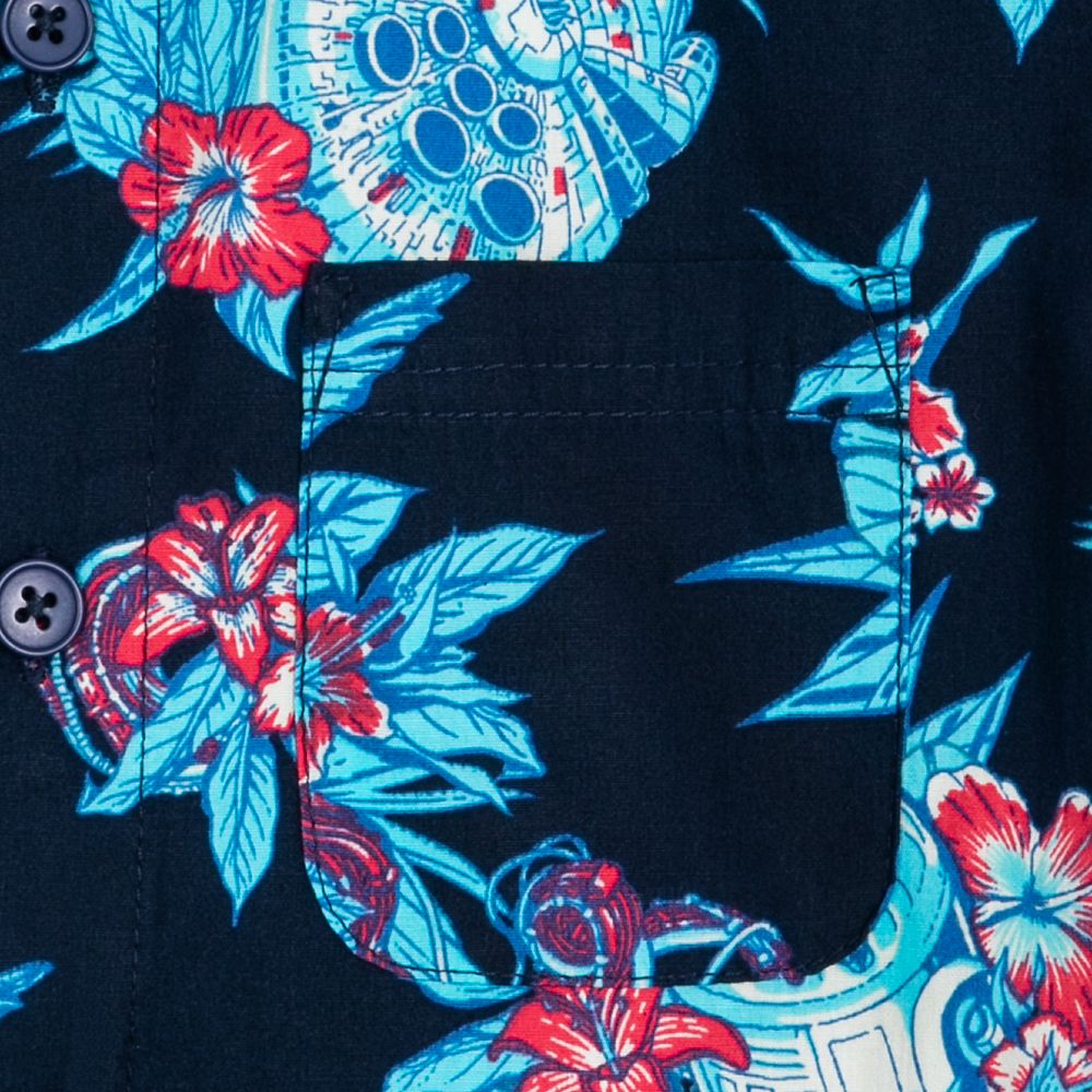 Millennium Falcon and R2-D2 Woven Shirt for Kids - Star Wars