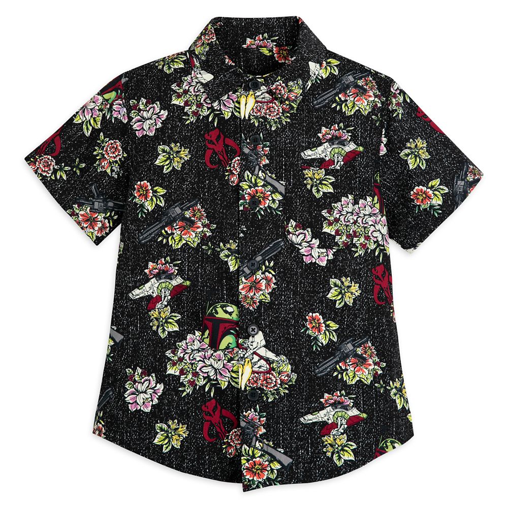 Boba Fett Woven Shirt for Kids &ndash; Star Wars