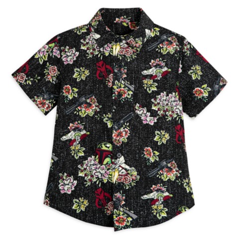 Детские рубашки Disney Boba Fett Woven Shirt for Kids – Star Wars
