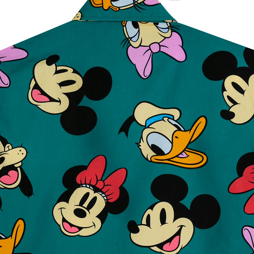 Mickey Mouse and Friends Woven Shirt for Adults