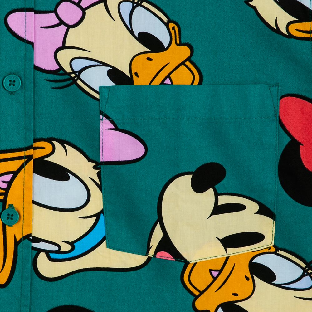 Mickey Mouse and Friends Woven Shirt for Adults