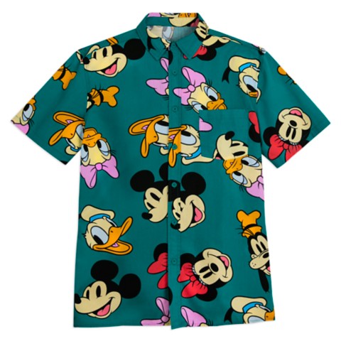 Рубашки Disney Mickey Mouse and Friends Woven Shirt for Adults