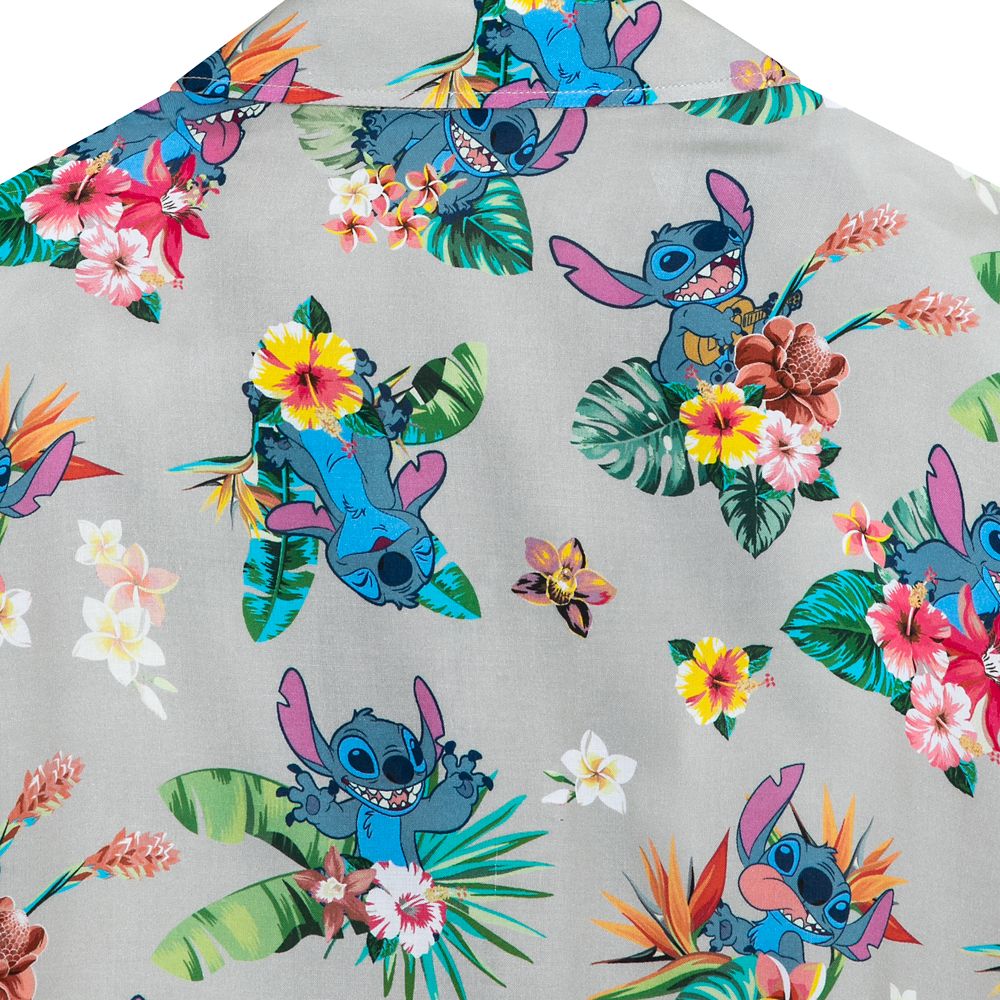 Stitch Woven Shirt for Adults - Lilo & Stitch - Tan