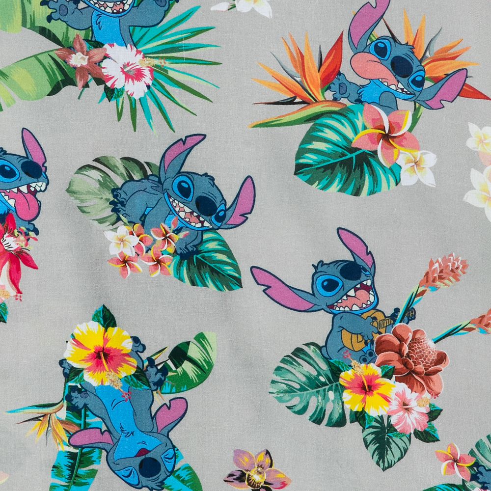 Stitch Woven Shirt for Adults - Lilo & Stitch - Tan