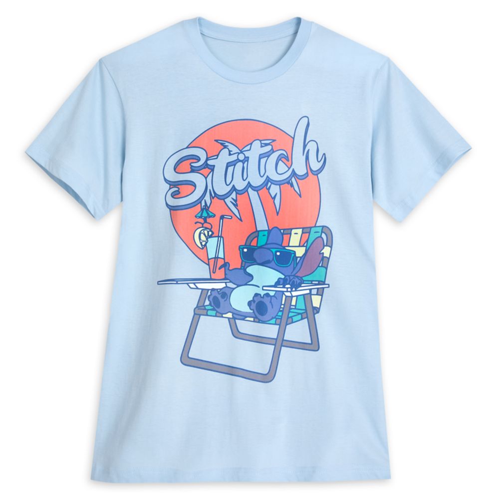 Stitch Beach Chair T-Shirt for Adults  Lilo & Stitch Official shopDisney