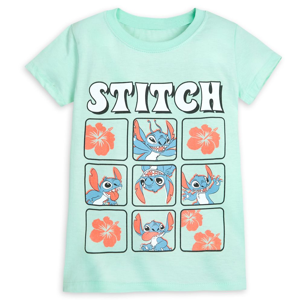 Stitch Grid T-Shirt for Kids Lilo & Stitch Official shopDisney