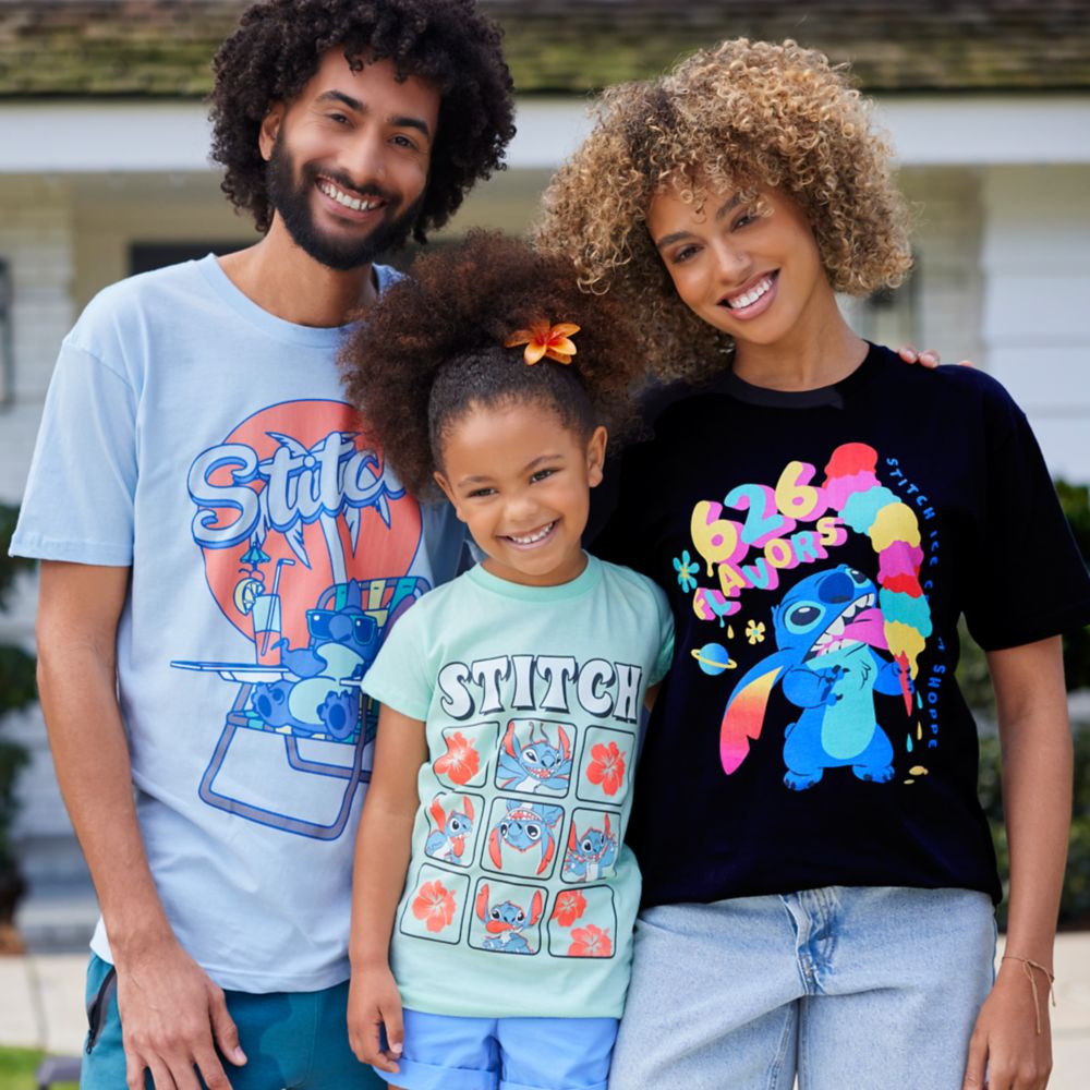 Stitch Grid T-Shirt for Kids &ndash; Lilo & Stitch
