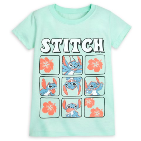 Детские футболки Disney Stitch Grid T-Shirt for Kids – Lilo & Stitch