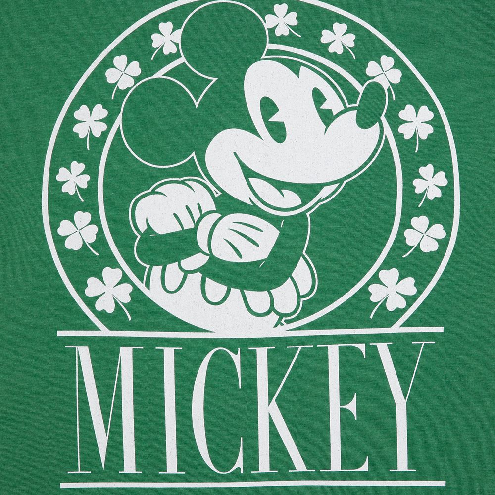 Mickey Mouse Shamrock T-Shirt for Adults &ndash; St. Patrick's Day