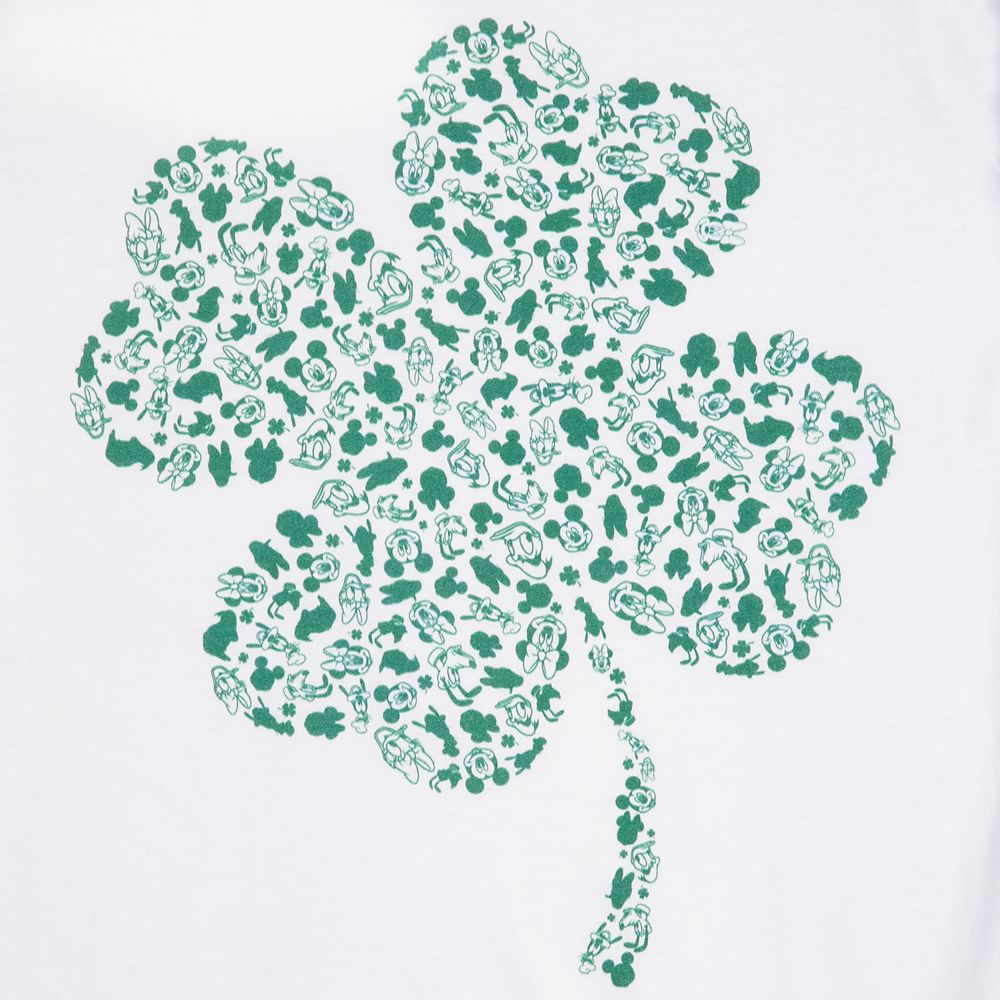 Mickey Mouse and Friends Shamrock T-Shirt for Women &ndash; St. Patrick's Day