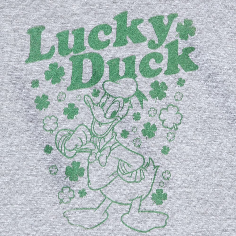 Donald Duck ''Lucky Duck'' T-Shirt for Kids &ndash; St. Patrick's Day