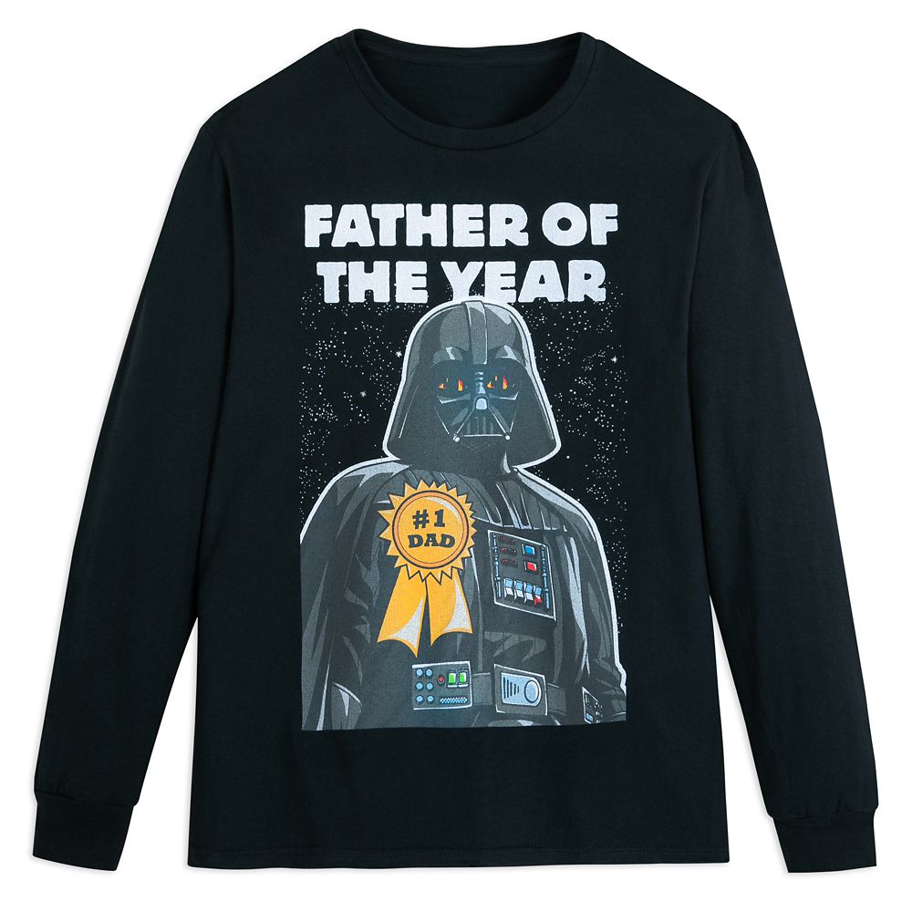 Darth Vader ''Father of the Year'' Long Sleeve T-Shirt for Men Star Wars Official shopDisney