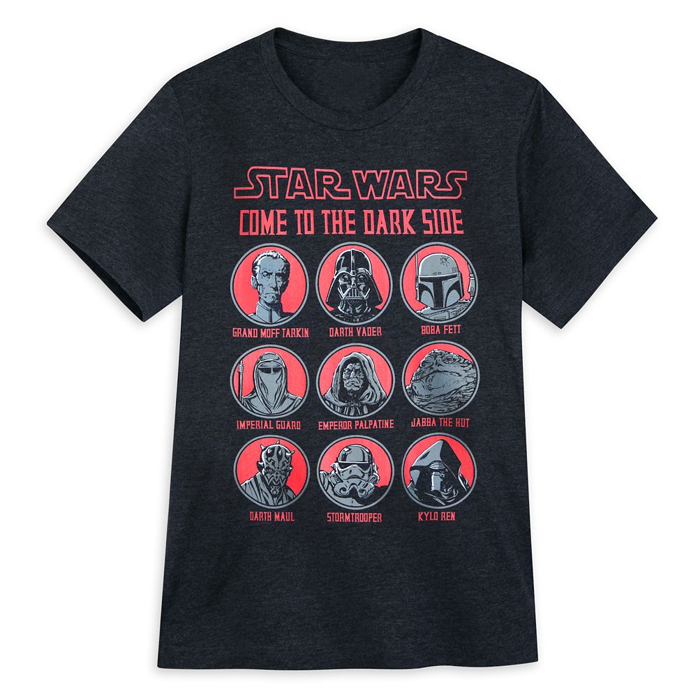 Dark Side Heathered T-Shirt for Adults  Star Wars Official shopDisney