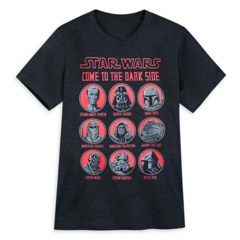 Футболки Disney Dark Side Heathered T-Shirt for Adults – Star Wars