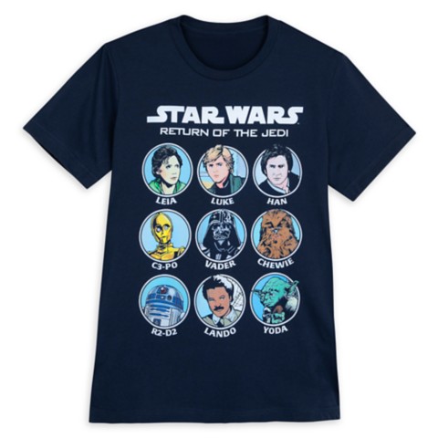 Футболки Disney Star Wars: Return of the Jedi T-Shirt for Adults