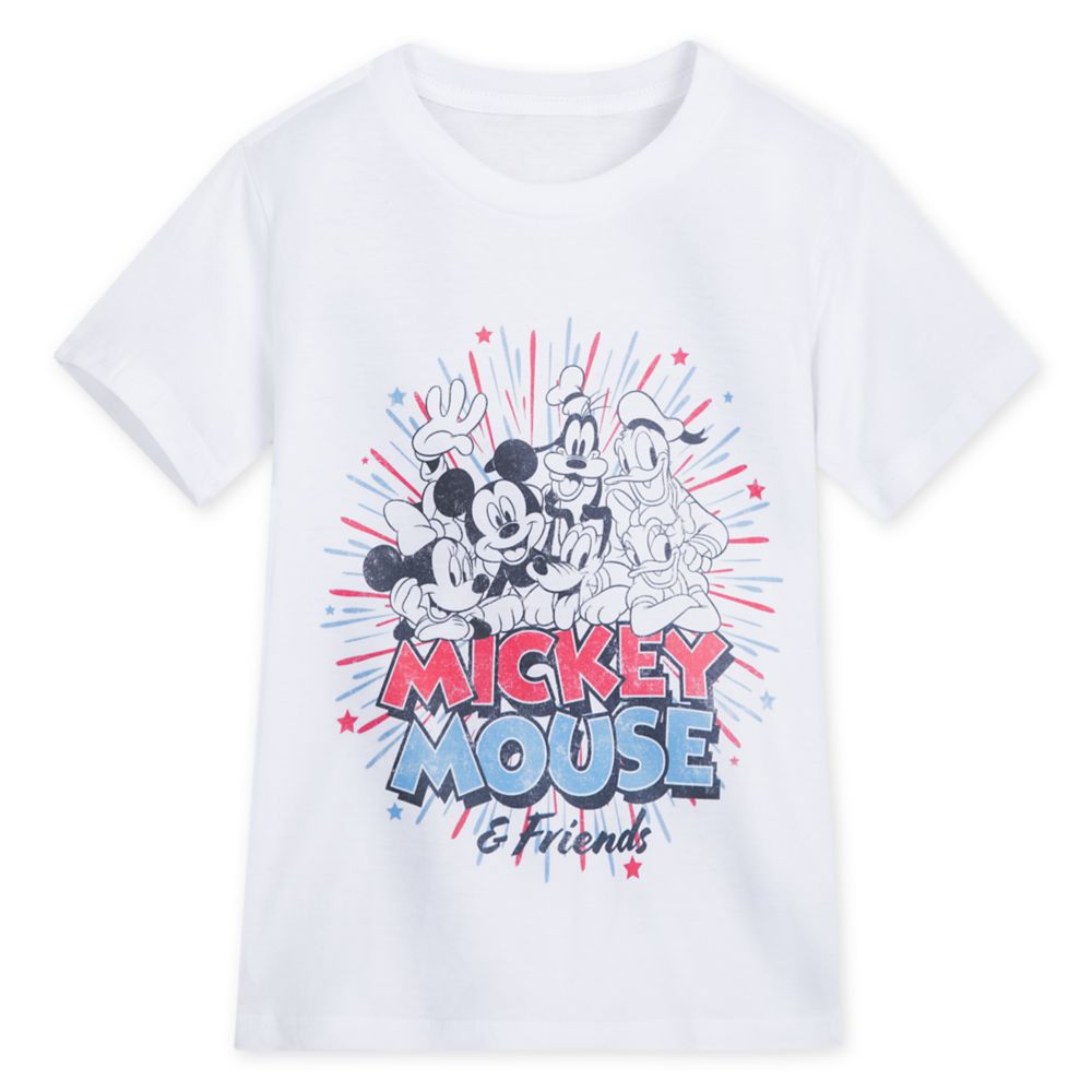 Mickey Mouse and Friends Fireworks T-Shirt for Kids Official shopDisney