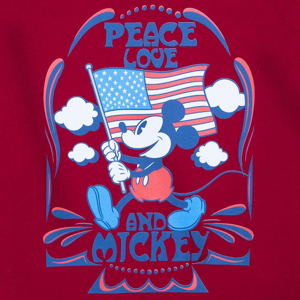 Mickey Mouse Americana T-Shirt for Adults
