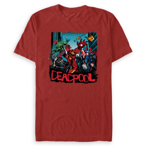Футболки Disney Deadpool ''Avengers'' T-Shirt for Adults