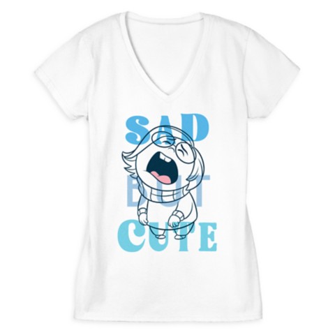 Женские футболки Disney Sad T-Shirt for Women – Inside Out 2