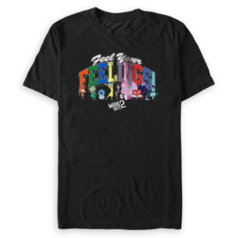 Футболки Disney Inside Out 2 ''Feel Your Feelings!'' T-Shirt for Adults