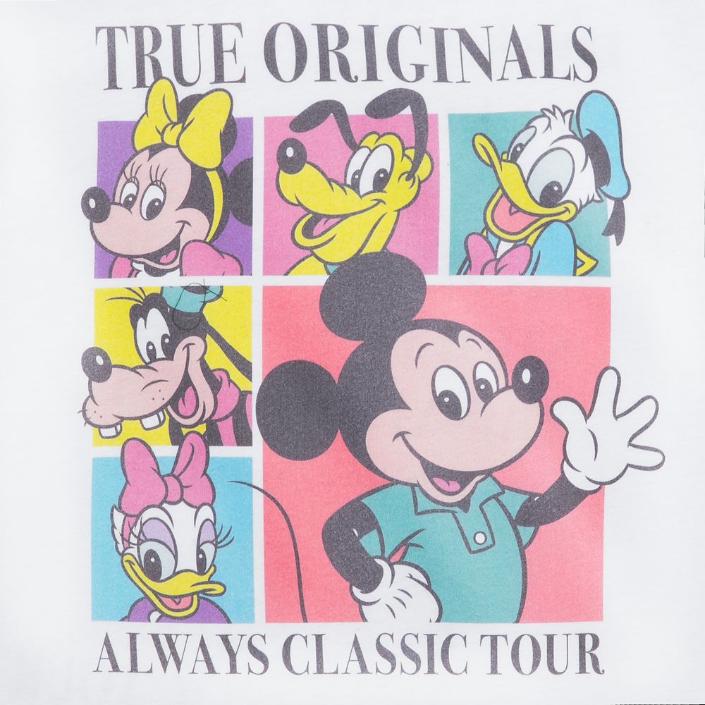 Mickey Mouse and Friends Tour T-Shirt for Adults