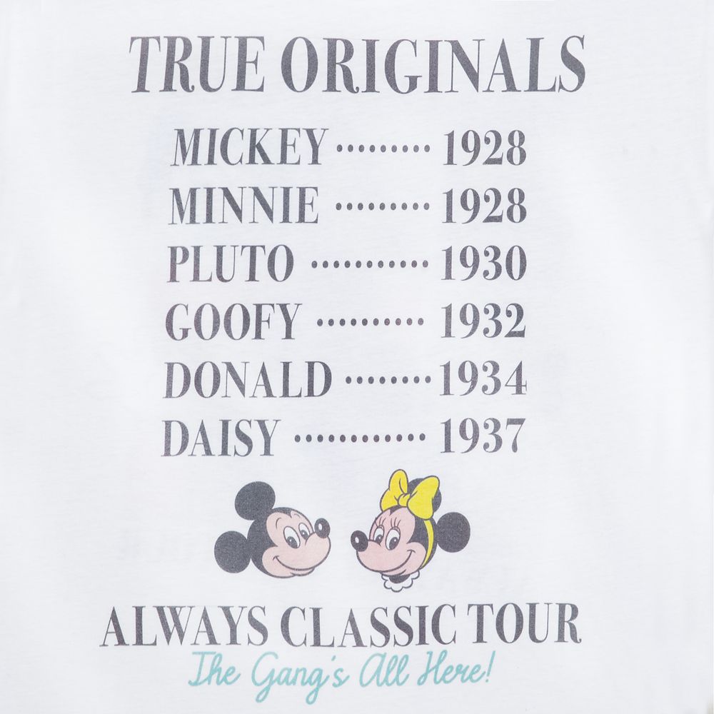 Mickey Mouse and Friends Tour T-Shirt for Adults