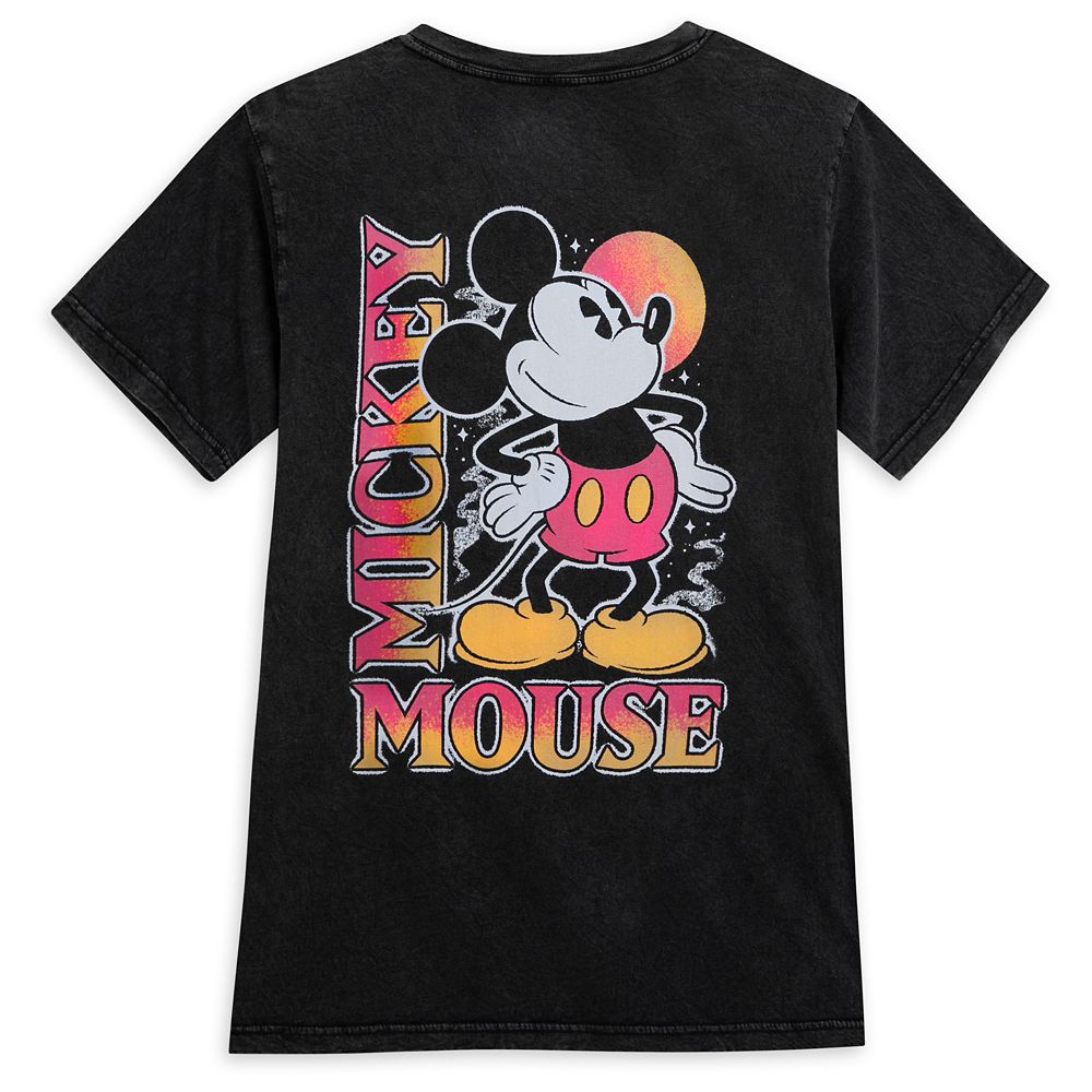Mickey Mouse Mineral Wash T-Shirt for Adults