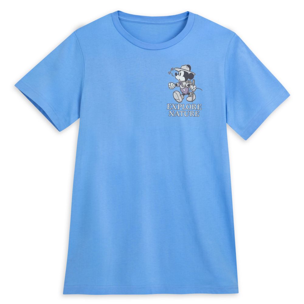 Mickey Mouse Trail Ready T-Shirt for Adults Official shopDisney
