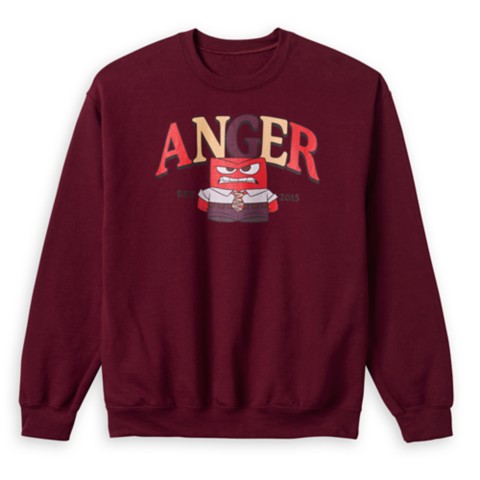 Худи Disney Anger Pullover Sweatshirt for Adults – Inside Out 2