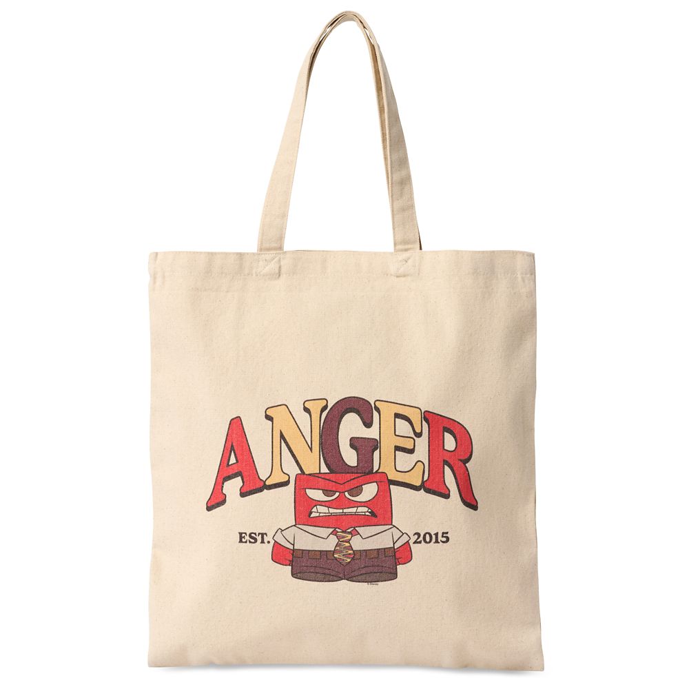 Anger Canvas Tote Inside Out 2 Official shopDisney