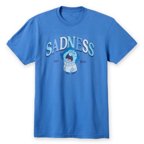 Футболки Disney Sadness T-Shirt for Adults – Inside Out 2