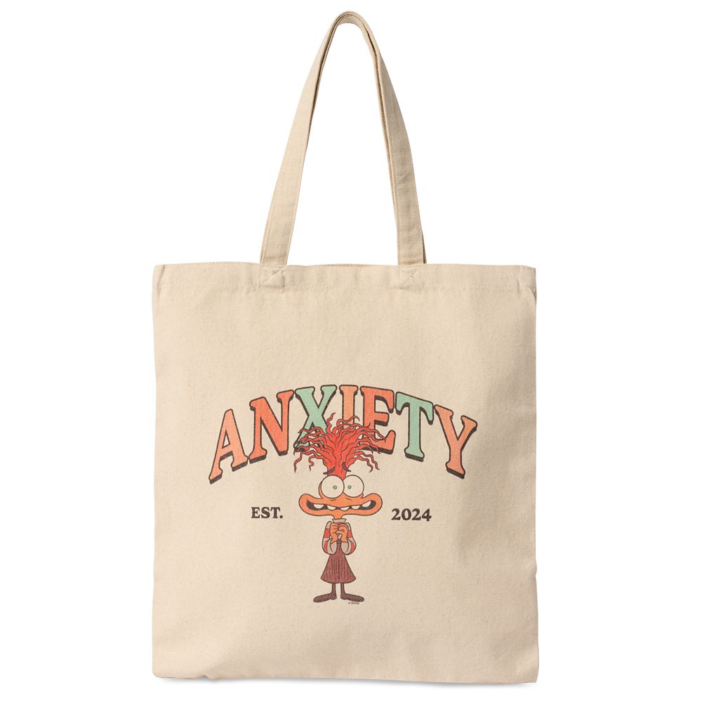 Anxiety Canvas Tote Inside Out 2 Official shopDisney