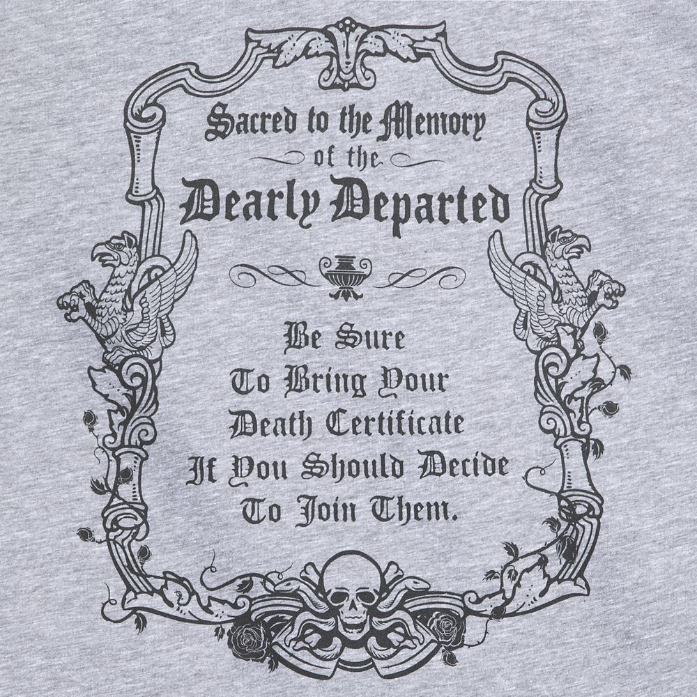 The Haunted Mansion Tombstone T-Shirt for Adults