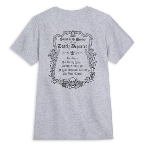 Футболки Disney The Haunted Mansion Tombstone T-Shirt for Adults