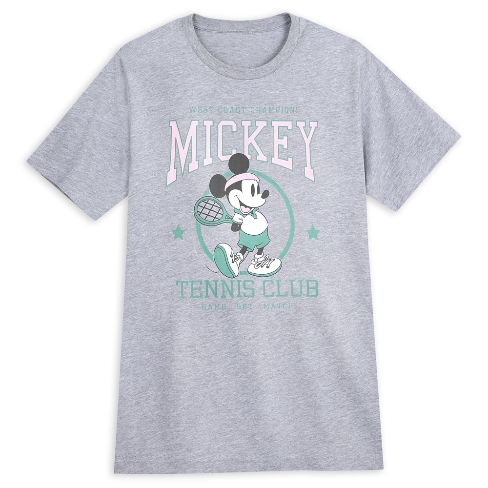 Mickey Mouse Tennis Club T-Shirt for Adults Official shopDisney