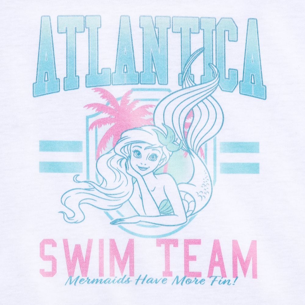 Ariel ''Atlantica Swim Team'' T-Shirt for Girls &ndash; The Little Mermaid