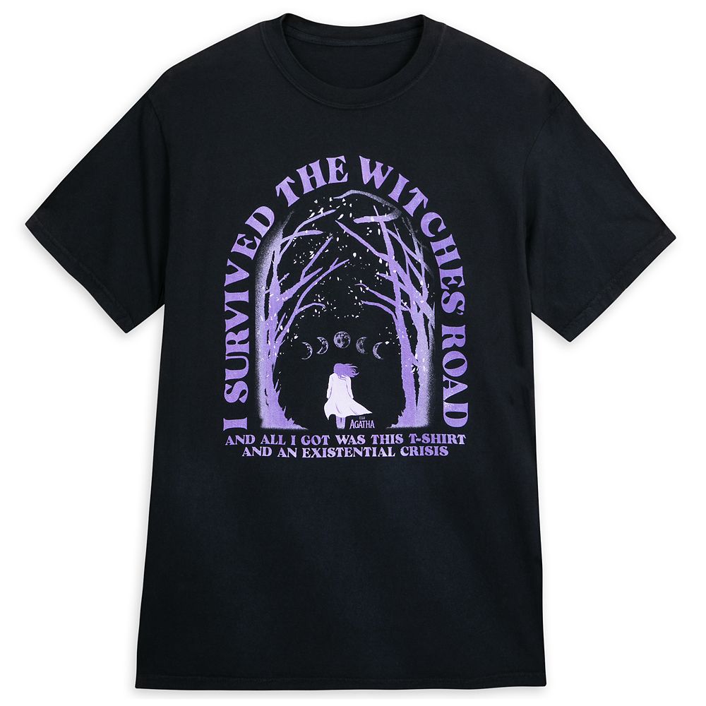 Agatha All Along I Survived the Witches Road T-Shirt for Adults Official shopDisney