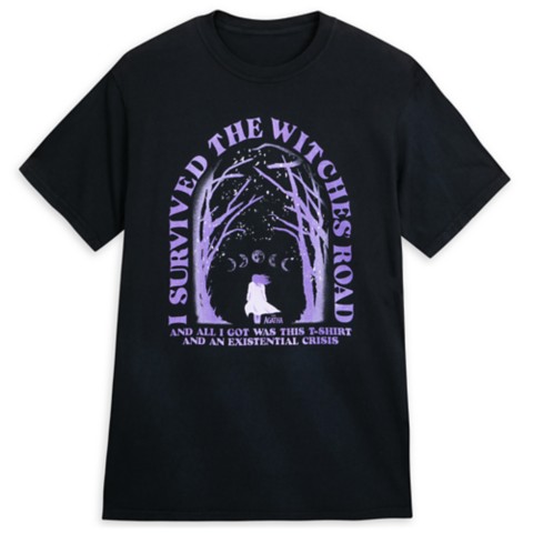 Футболки Disney Agatha All Along ''I Survived the Witches' Road'' T-Shirt for Adults