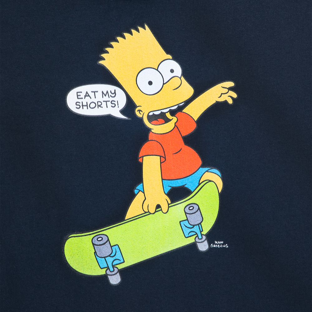 Bart Simpson Pullover Hoodie for Adults &ndash; The Simpsons
