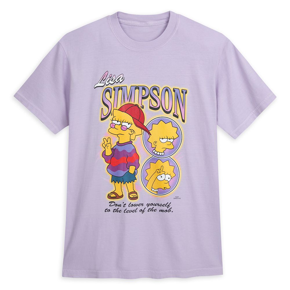 Lisa Simpson T-Shirt for Adults  The Simpsons Official shopDisney