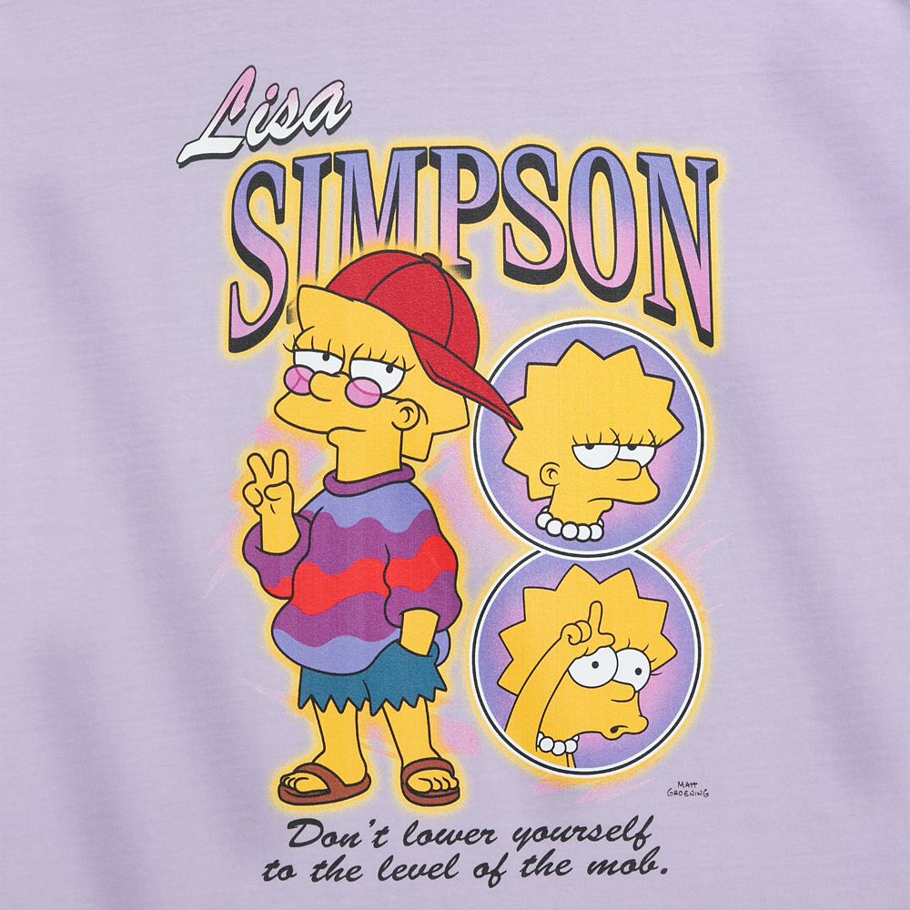 Lisa Simpson T-Shirt for Adults &ndash; The Simpsons