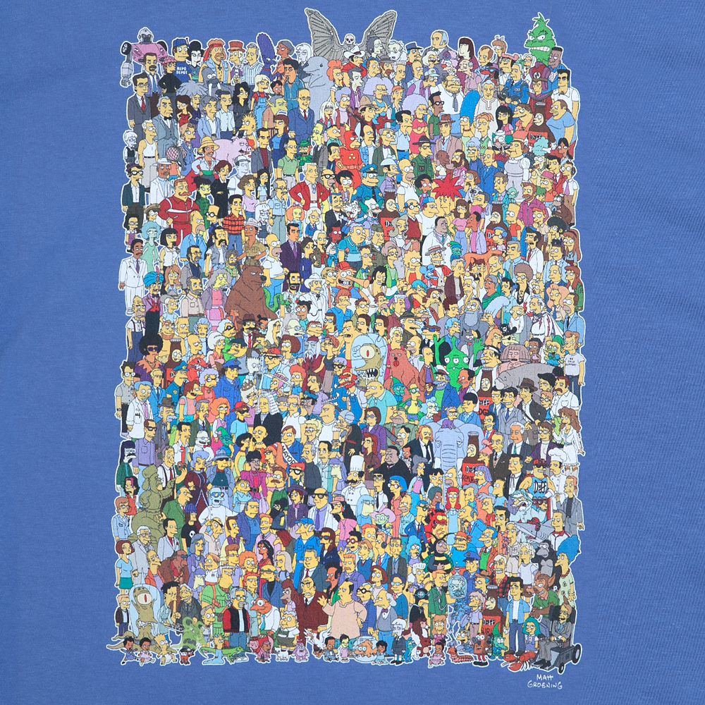 Springfield Citizens T-Shirt for Adults &ndash; The Simpsons