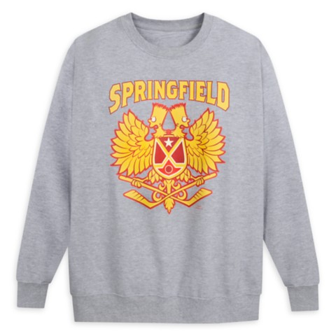 Худи Disney Bart Simpson ''Springfield'' Hockey Pullover Sweatshirt for Adults – The Simpsons