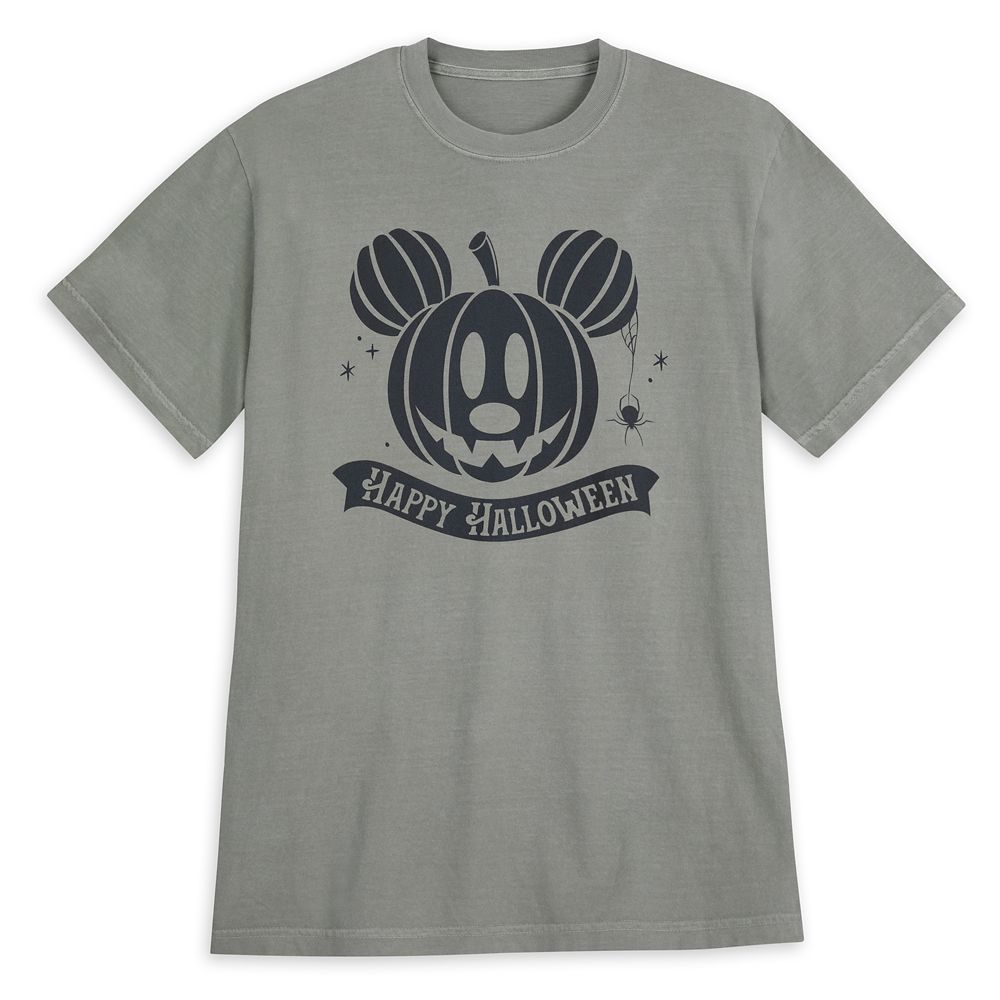 Mickey Mouse Jack-o-Lantern Halloween T-Shirt for Adults Official shopDisney