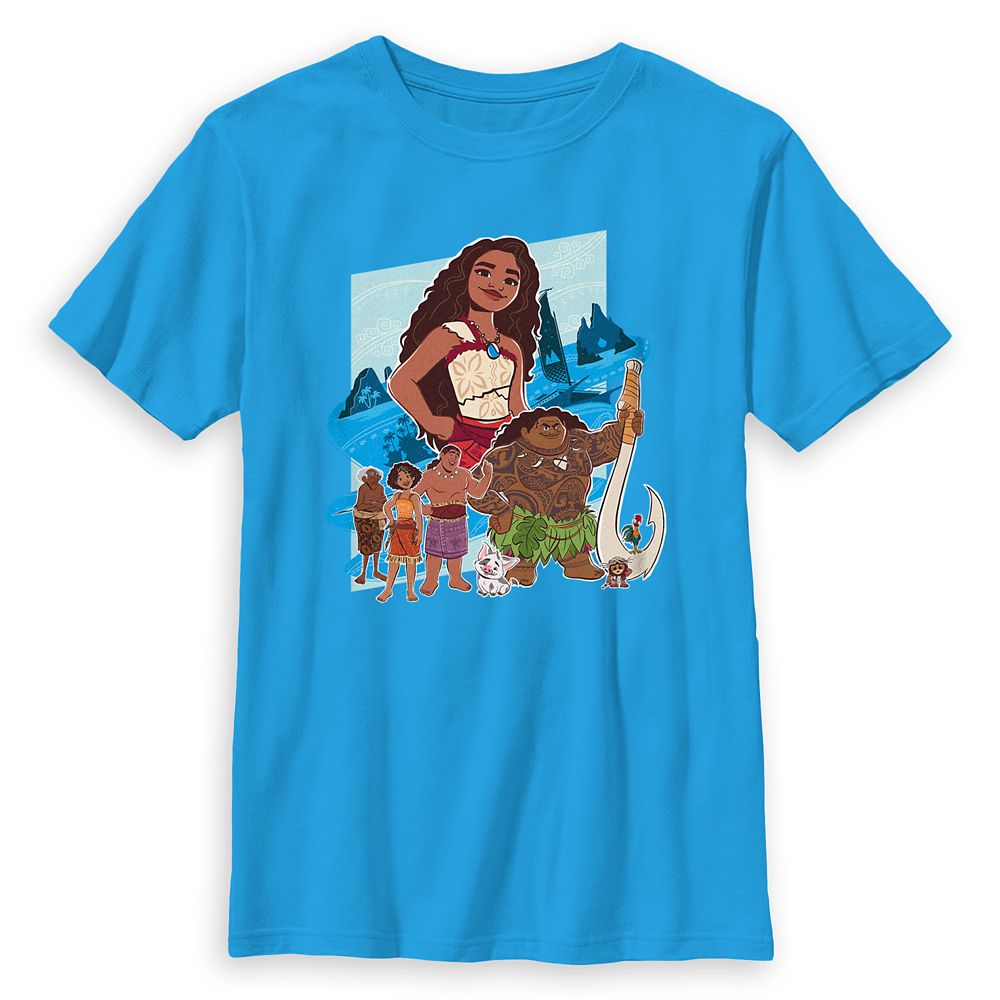 Moana 2 Cast T-Shirt for Kids