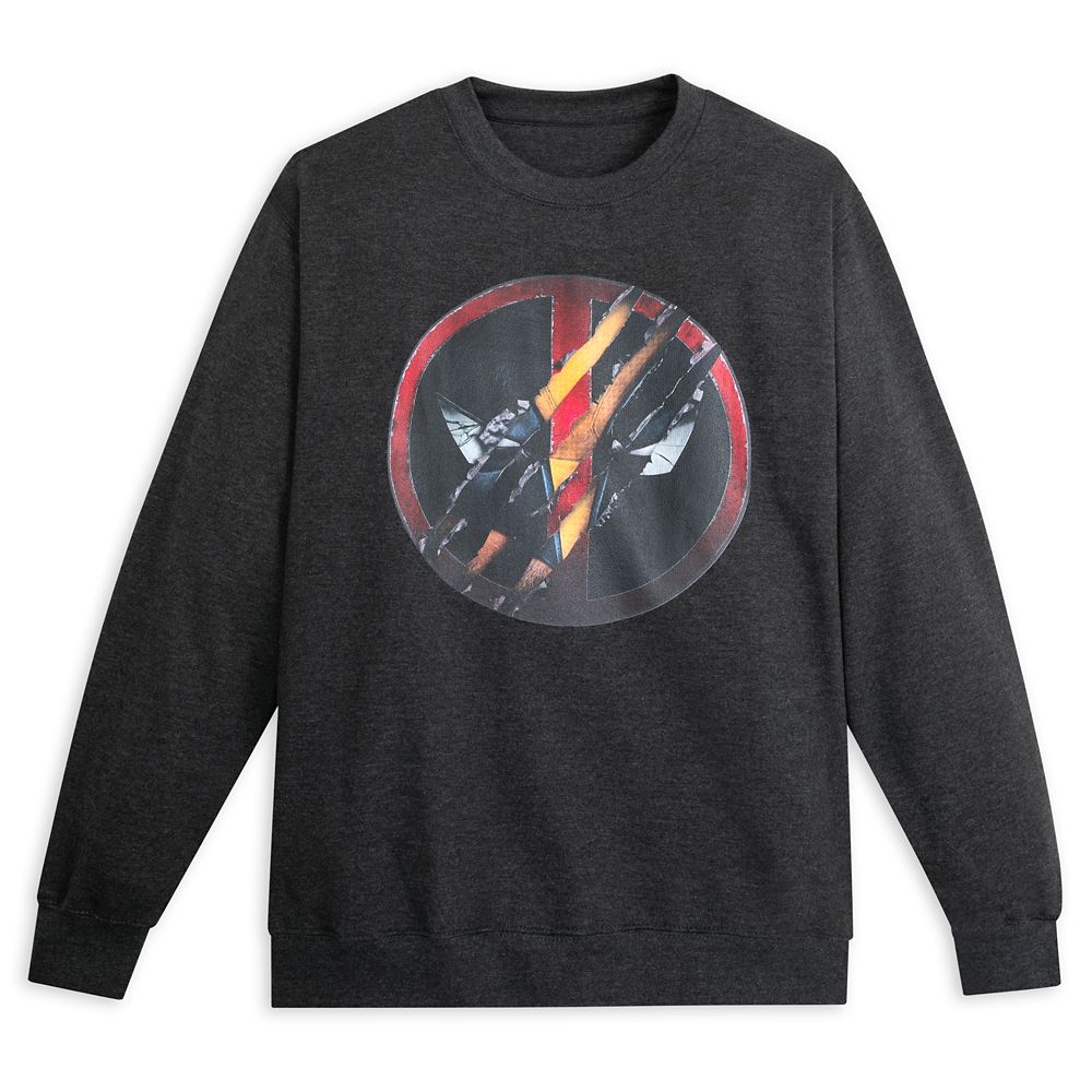 Deadpool & Wolverine Logo Pullover Sweatshirt for Adults Official shopDisney