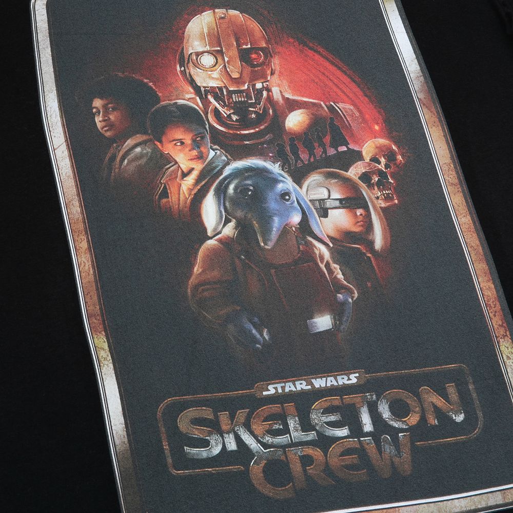 Star Wars Skeleton Crew Poster T-Shirt for Adults