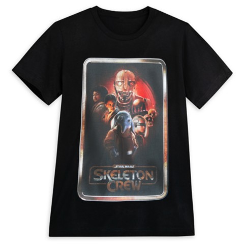 Футболки Disney Star Wars: Skeleton Crew Poster T-Shirt for Adults